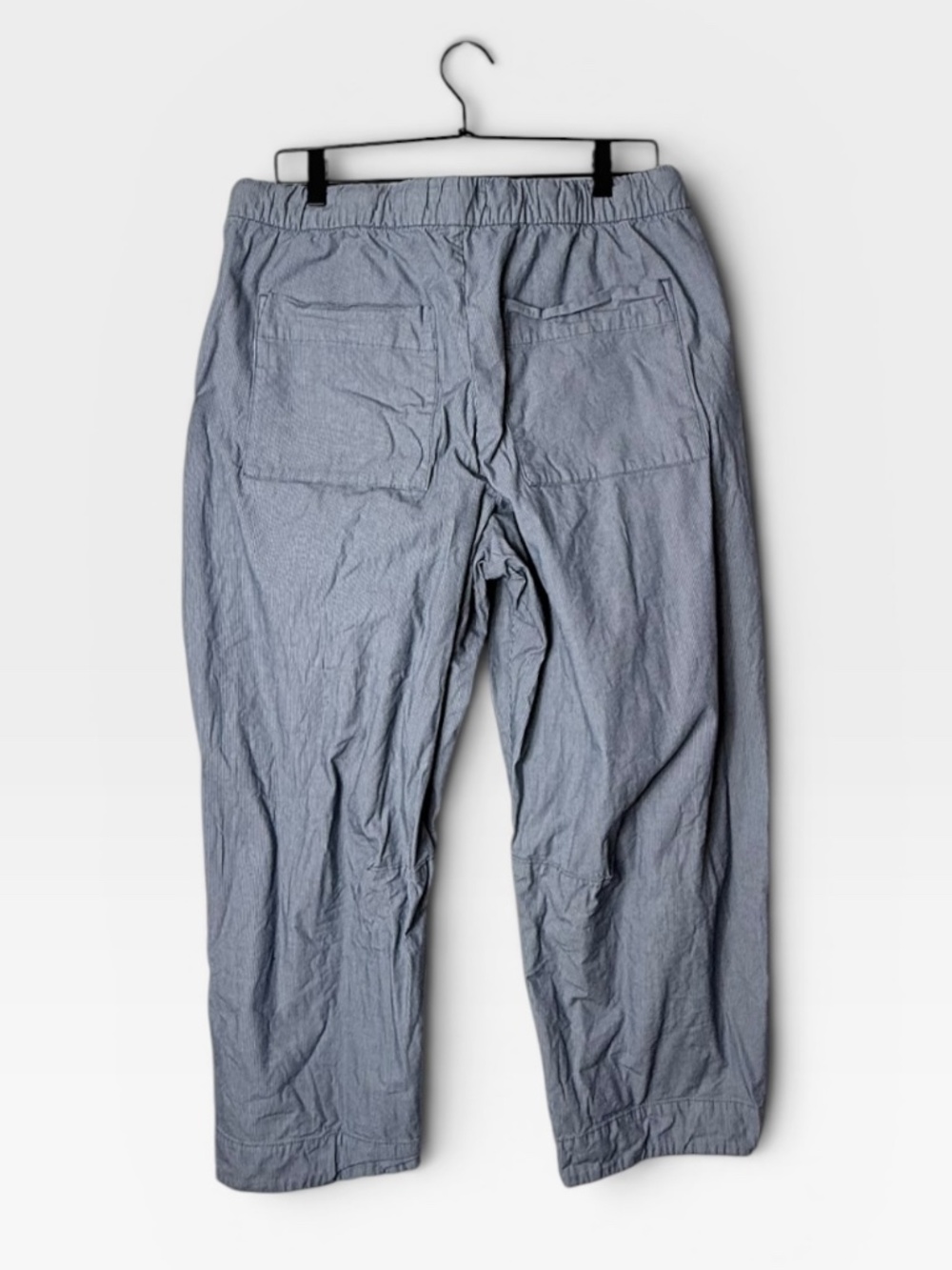 Everlane The Easy Barrel Pant Denim Pinstripe Size Large (Q) - Picture 4 of 7